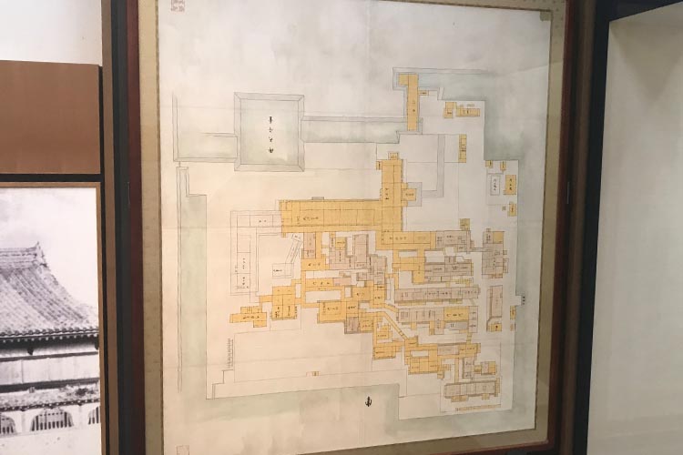 Photo:Architectural plan for the construction of the main palace